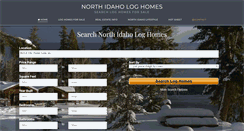 Desktop Screenshot of northidahologhomes.com